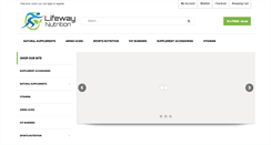 Desktop Screenshot of lifewaynutrition.com